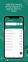 Teamgenerator für Spiele Screenshot 1