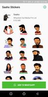 Saaho Stickers poster