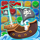 Pirate Jewel Quest - Match 3 Puzzle icône
