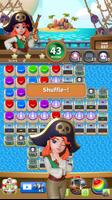 Pirate Jewel Quest - Match 3 Puzzle capture d'écran 1