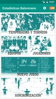 Estadísticas Balonmano Poster