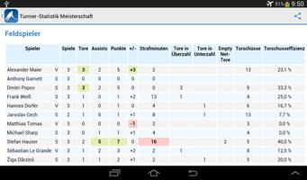 Eishockey Statistik Demo Screenshot 1