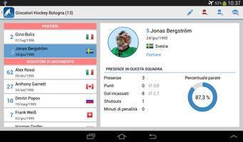 2 Schermata Statistiche Hockey Demo