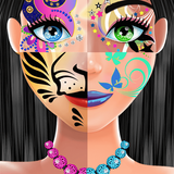 Juego de pintura facial salón