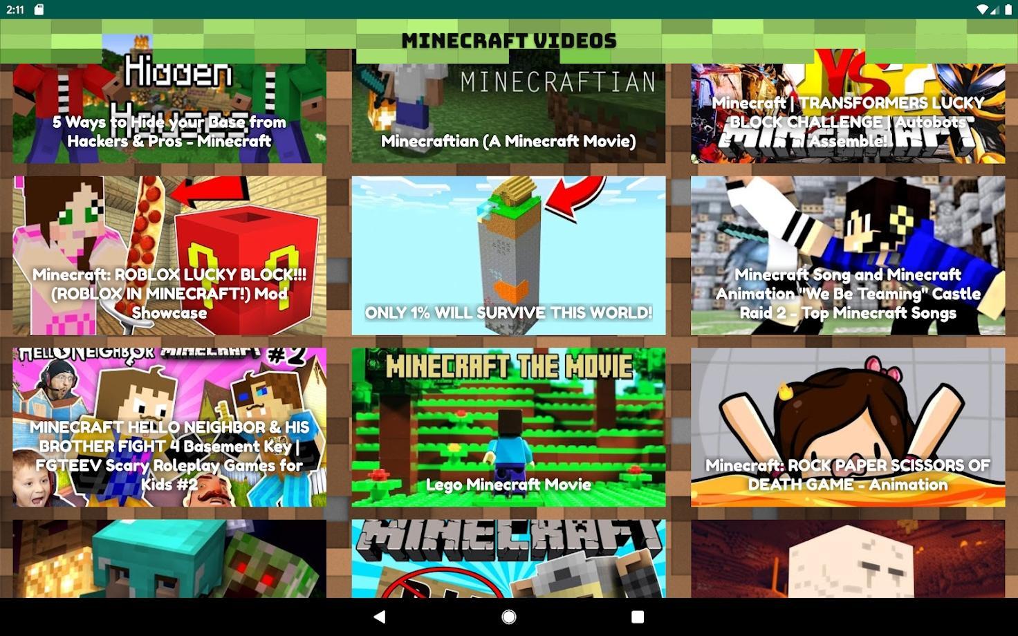 Free Minecraft Videos Education And Tricks For Android Apk Download Fgteev Lucky Block Roblox Fgteev Lucky Block Roblox Free Minecraft Videos Education And Tricks For Android Apk Download