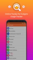 Online Tracker for Instgrm - Online usage tracker Plakat
