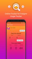 Online Tracker for Instgrm - Online usage tracker capture d'écran 1