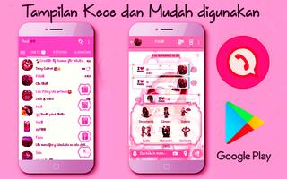 GB WA Mod Pink Fanatic APK App ポスター