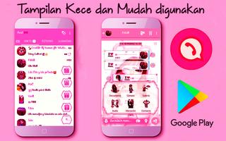 GB WA Mod Pink Fanatic APK App Affiche