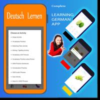 Learn German. Speak German الملصق