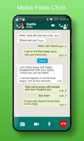 Fake Chat with girlfriend App capture d'écran 3