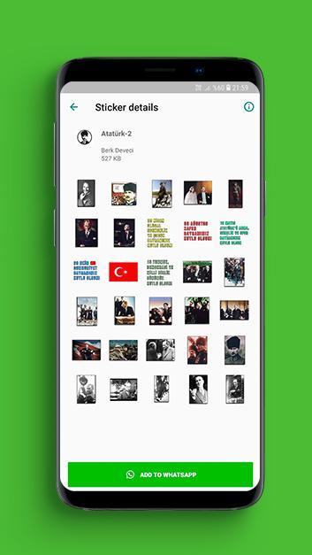 Atatürk Çıkartmaları(WASticker APK for Android Download