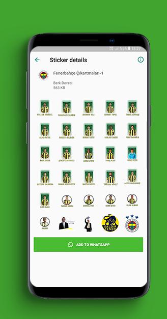 Descarga de APK de Fenerbahçe Çıkartmaları(WAStickerApps) para Android