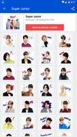 K-Pop Stars For WASticker capture d'écran 1