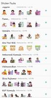 Kannada sticker pack for Whatsapp Affiche