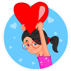 Love Sticker Pack for Whatsapp (WASticker App) icône