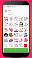 Love Sticker Pack for Whatsapp (WASticker App) capture d'écran 1