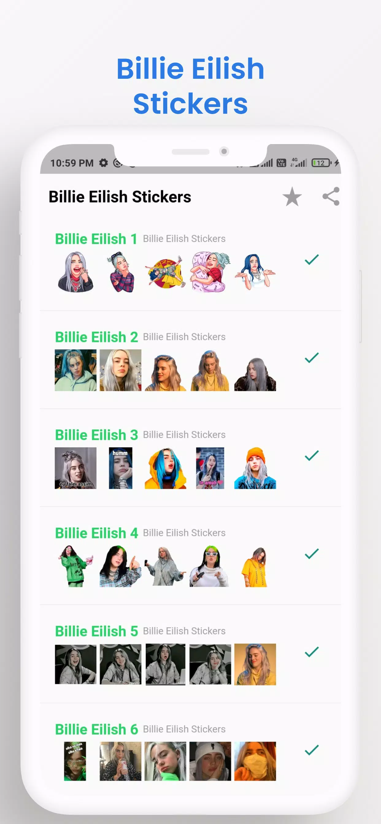 billie eilish stickers for android apk download