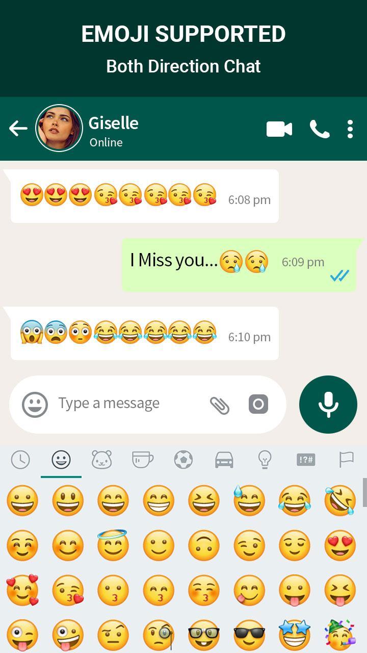 Fake chat conversation