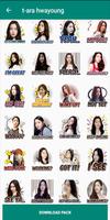 T-ara KPOP Girl WAStickerApps Affiche