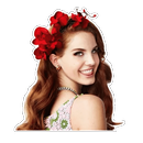 Stiker WA Singers Lana Del Rey WAStickerApps APK