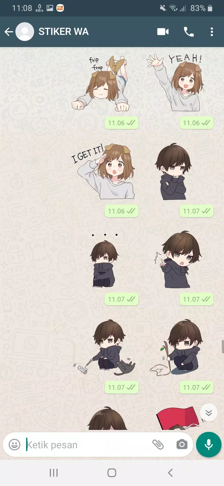 Menhera Kun Sticker Pack APK for Android Download