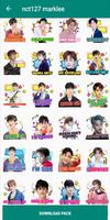 NCT 127 Korean Meme WAStickerApps capture d'écran 3