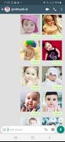 Stiker WA Cute Face Baby WAStickerApps Cartaz