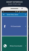 Story quick saver - status download Affiche