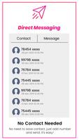 DirectMessage - Direct Chat Without Contact اسکرین شاٹ 1
