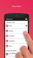 Lock for apps (WhatsLock) capture d'écran 1