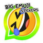 New Big Emojis Sticker WAStickerApps أيقونة