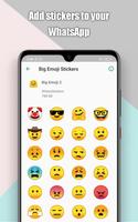 New Big Emojis Sticker WAStickerApps تصوير الشاشة 3