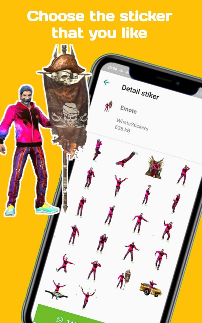 Free Fire Stiker  Untuk  Whatsapp  2021 for Android APK  