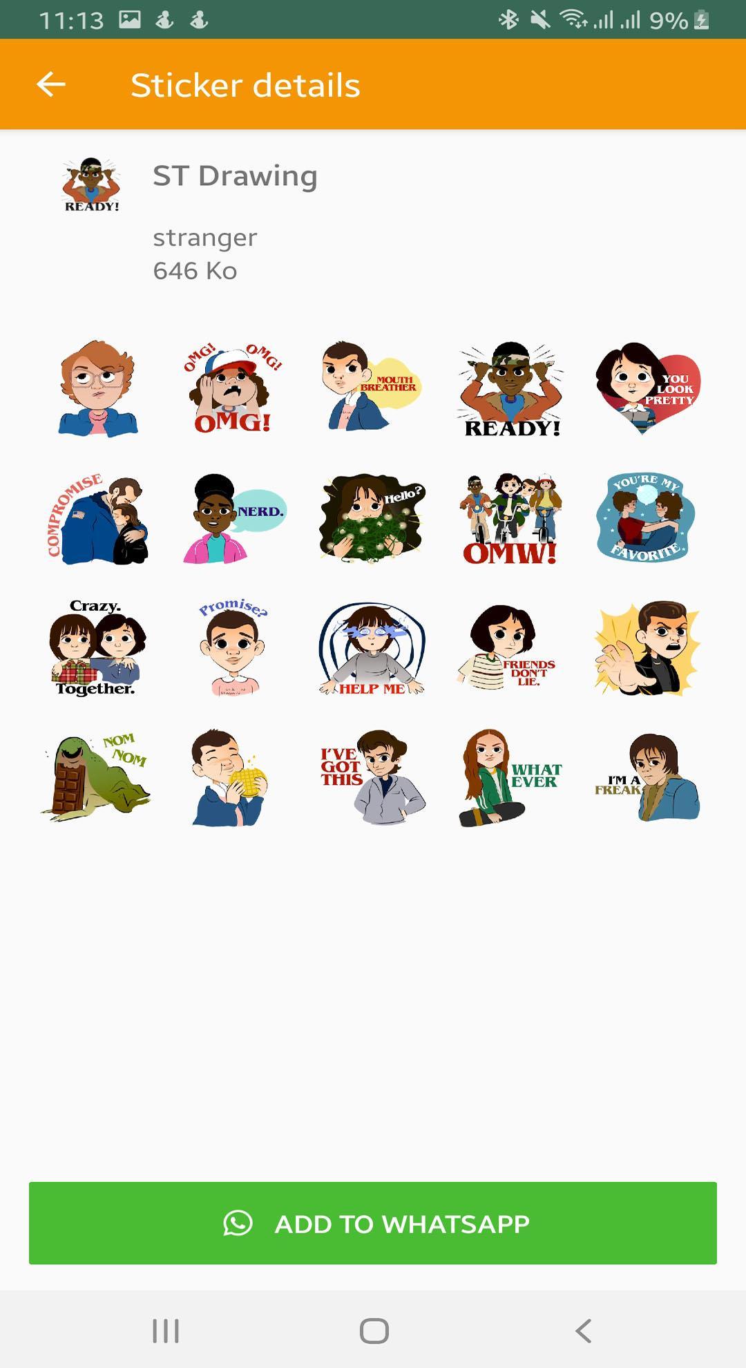 Stranger Stickers For Android Apk Download
