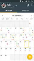 Men's Calendar - Sex App plakat