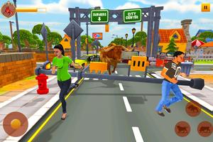 3 Schermata Angry Bull City Rampage: Bull Games