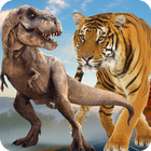 Tiger Vs Dinosaur - Wild Jungle Adventure icon