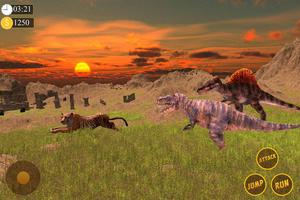 Tiger Vs Dinosaur - Wild Jungle Adventure screenshot 2