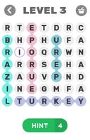 World Word Search Affiche