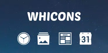 Whicons - White Icon Pack