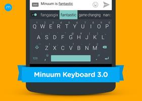 Minuum Keyboard + Smart Emoji Affiche