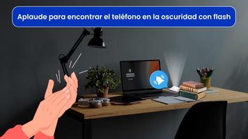 Encuen teléfono aplaude, silba Poster
