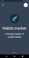 Habit tracker & goals planner poster