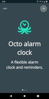 Octo - alarm clock. Planner, to do list, reminders poster