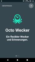 Octo - Wecker. Planer, Aufgabenliste, Erinnerungen Plakat
