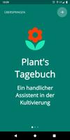 Tagebuch von Pflanzen Plakat