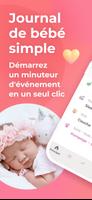 Journal tétée et suivi de bébé Affiche