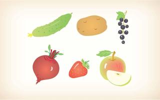 1 Schermata Learn fruits, vegetables game