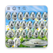 White Flower Keyboard